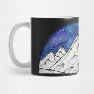 A Mountainous World :^) Mug